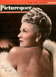 Ginger Rogers 1911-1995, actrice américaine, 1945