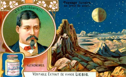 Giovanni Virginio Schiaparelli, astronome italien, vers 1900