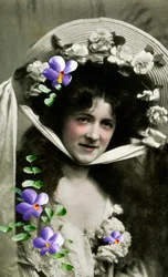Gladys Huxley, actrice, 1908