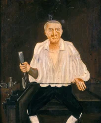 Souffleur de verre, années 1820