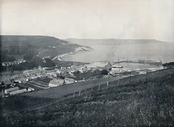 Glenarm - La ville et le port, 1895