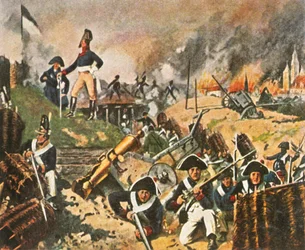 Gneisenau et Nettelbeck sur les remparts de Kolberg, 1807, 1936