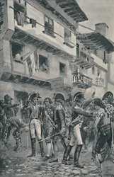 Godoy arrêté par les troupes espagnoles, 1896
