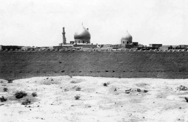 Dôme doré de la mosquée de Samarra, Mésopotamie, 1918