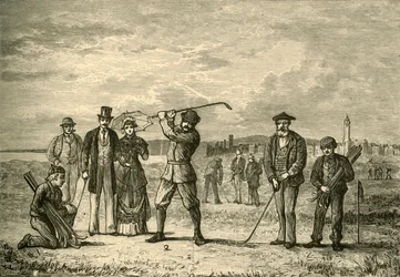 Golf sur les links, 1898