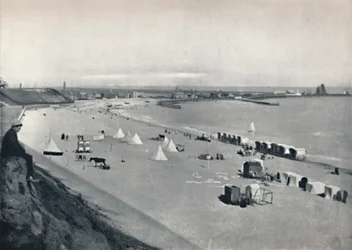 Gorleston - Une étendue de sable, 1895