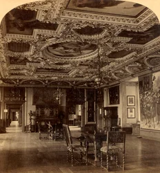 Grande salle à manger, Château de Frederiksborg, Danemark, 1897