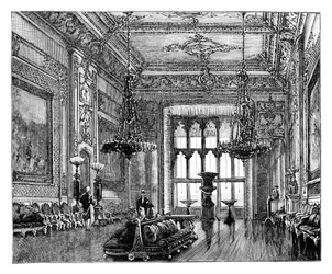 Grande salle de réception, château de Windsor