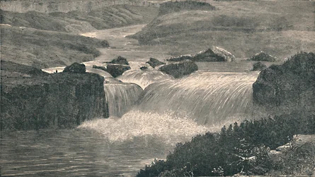 Grandes Chutes de la Rivière Yellowstone, 1873