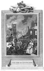 Grand incendie de Londres, 1666, 1825