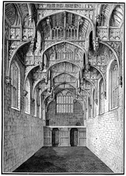 Grande Salle, Palais de Hampton Court, Londres, 1893