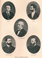 Grands musiciens - Planche IX, 1895