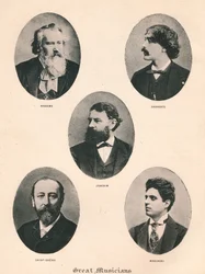 Grands musiciens - Planche VII