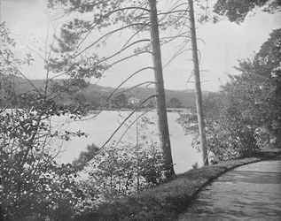 Île Verte, Lac George, New York, vers 1897