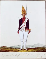 Grenadier du régiment Zöge von Manteuffel, 1762