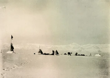 Dépôt de Grisi, Latitude 82° 45 Sud, vers 1908, 1909