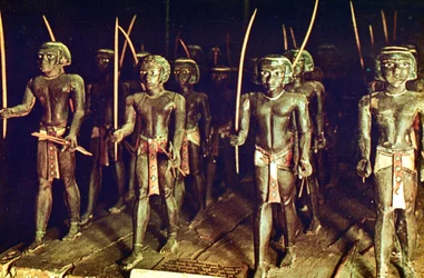 Groupe de soldats nubiens, Égypte