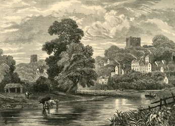 Guildford. Depuis la rivière, 1898