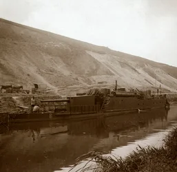 Canonnière, Genicourt, nord de la France, vers 1914-1918