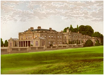 Gunton Park, Norfolk, maison de Lord Suffield, vers 1880