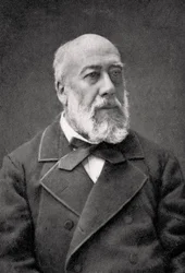 Gustave Nadaud, auteur-compositeur français, 1880