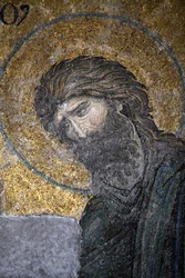 Mosaïque de la Déisis de Sainte-Sophie - Jean-Baptiste, Istanbul, Turquie