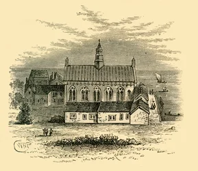 Salle de Winchester House, vers 1878