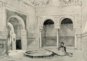 Salle des Abencérages, 19ème siècle, 1907