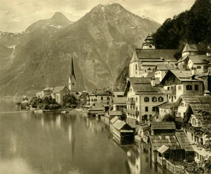 Hallstatt, Haute-Autriche, vers 1935
