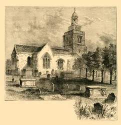 Église paroissiale de Hammersmith, en 1820