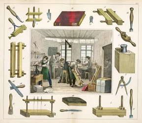 Outils à main Le relieur