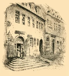 Lieu de naissance de Haendel, Halle, Saxe, 1907