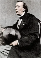 Hans Christian Andersen, auteur et poète danois, milieu du 19e siècle