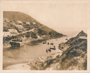 Embouchure du port - Polperro, 1927