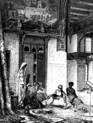 Harem dans un manoir de calife, 1880