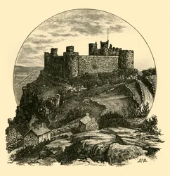 Château de Harlech, 1898