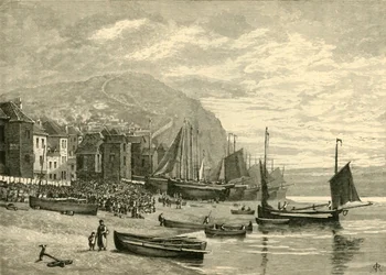 Hastings : le quartier des pêcheurs