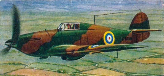 Chasseur Hawker Hurricane, 1938