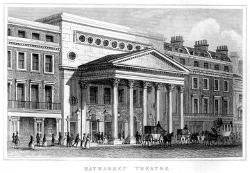 Théâtre Haymarket, Westminster, Londres, 19ème siècle