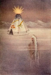 Il a décrit un grand tipi, 1914