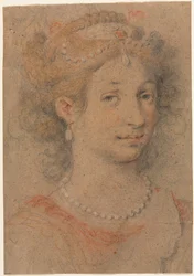 Tête de femme, 1600s