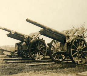 Artillerie lourde, vers 1914-1918