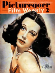Hedy Lamarr 1914-2000, actrice américaine née en Autriche, 1940