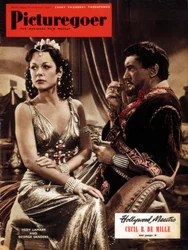 Hedy Lamarr 1914-2000 et George Sanders 1906-1972, acteurs, 1950