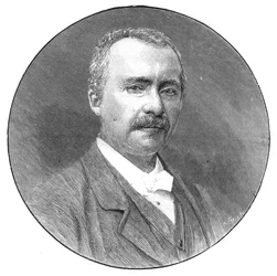 Heinrich Schliemann, archéologue allemand, 1891