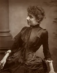 Helen Maud Holt Mme Beerbohm Tree, actrice britannique, 1884