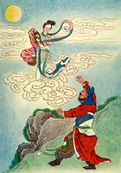 Heng O vole vers la lune, 1922