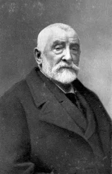 Henri-Joseph Harpignies, peintre et graveur français, 1901