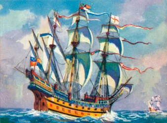 Henry Grace à Dieu, également connu sous le nom de Great Harry, caraque anglaise ou grand navire