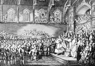 Henri III renouvelant la Magna Carta en 1253, 1905